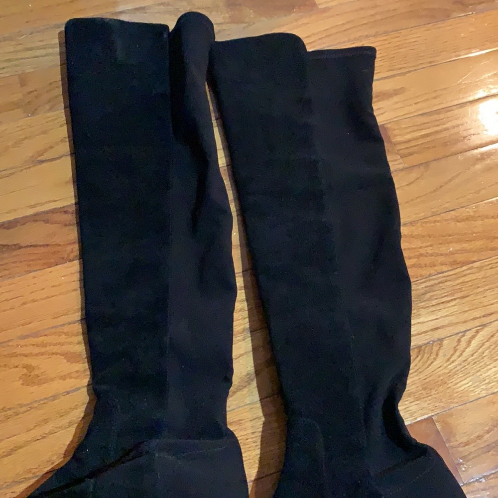 Stuart Weitzman 50/50 suede boot